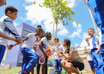 Escola Municipal Recanto das Margaridas ganha horta comunitária