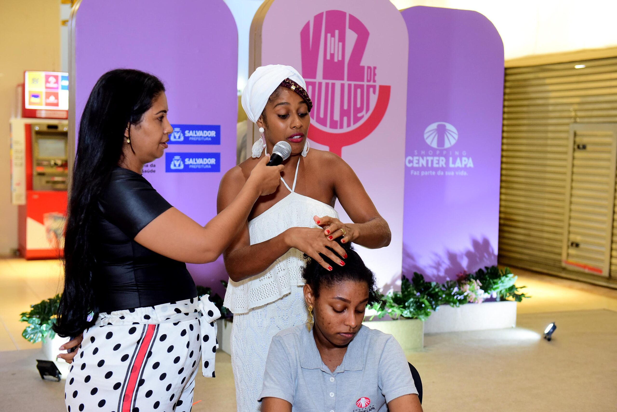 Março Mulher: Prefeitura realiza ações voltadas ao público feminino no Shopping Center Lapa