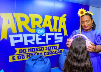 Espaço Balão Azul oferece acolhimento sensorial para crianças neurodivergentes no Arraiá da Prefs 2025