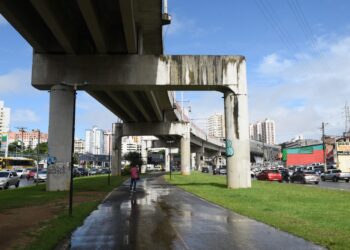 Canteiro central da Av. Bonocô ganhará parque urbano com quadras, pista de skate, parques infantis e outras áreas de lazer