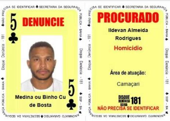 Disque Denúncia da SSP atualiza Baralho do Crime com quatro novas cartas