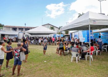 Saúde nos Bairros permanece no Largo do Bonfim até o próximo sábado (23)