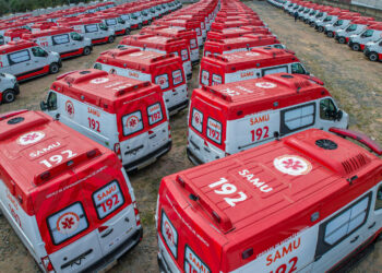 Ministério da Saúde entrega 27 novas ambulâncias do SAMU para a Bahia