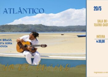 Anderson Brasil apresenta o show “Um Atlântico, um Recôncavo” na Sala do Coro do Teatro Castro Alves