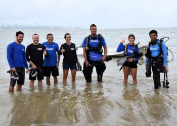 Governo da Bahia inaugura primeira área de restauração de corais marinhos na Baía de Todos-os-Santos