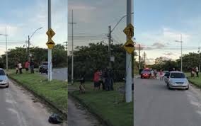 Avenida Tamburugy: confusão entre guardas municipais e motorista termina com homem e mulher baleados