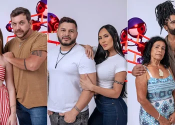 BBB 25: Edy e Raíssa, Diogo e Vilma e Arleane e Marcelo estão no 1ª paredão