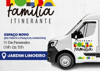 Bolsa Família Itinerante acontece no Jardim Limoeiro nesta segunda (19)