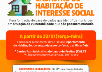 Sedur Lauro de Freitas reabre cadastro habitacional na próxima terça-feira (30)