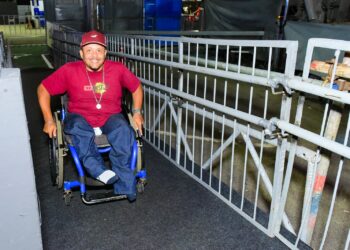 Camarote Acessível do Festival Virada já recebeu quase 100 pessoas em dois dias de festa