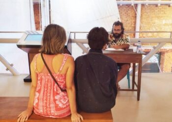 Museu do Mar realiza tarde de caricatura com o Ilustrador Buá Bruno
