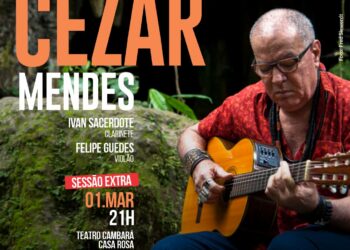 Cézar Mendes faz data extra de show na Casa Rosa