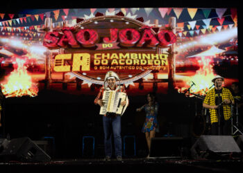 Calcinha Preta, Natanzinho Lima e Alcymar Monteiro arrastam público no segundo dia do São João de SAJ