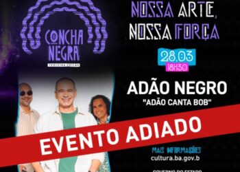 Concha Negra: show “Adão Canta Bob” que aconteceria nesta quinta-feira é adiado
