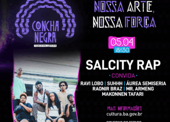 Show SALCITY RAP reúne artistas da cena rap de Salvador na última noite do Concha Negra
