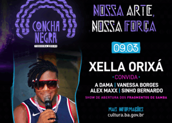 Concha Negra será palco para o pagode baiano com Xella Orixá Convida