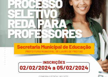 REDA: Prefeitura de Lauro de Freitas abre inscrições para processo seletivo na área da educação