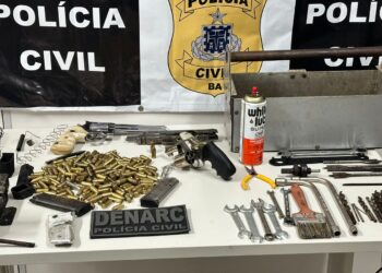 Oficina clandestina para reparo de armas é localizada em Nova Constituinte