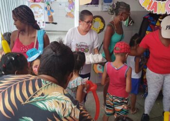 Iniciativa da SMS promove diversão e lazer para crianças atendidas em unidades de saúde de Salvador