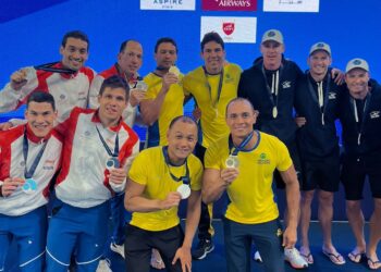 Nadador baiano conquista medalha de ouro em Doha
