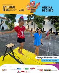 Tem programação infantil no Festival de Rua
