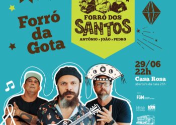 Casa Rosa encerra festejos juninos com o Forró da Gota no dia de São Pedro