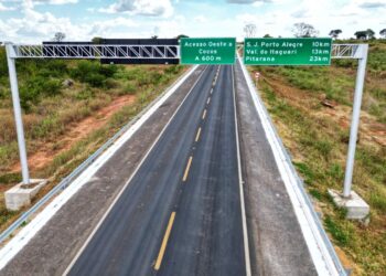 Pavimentação da BR-135 impulsiona mobilidade e economia no Oeste da Bahia