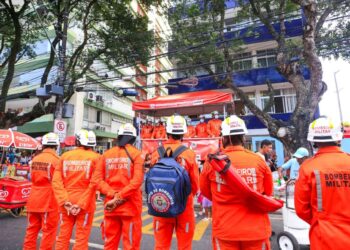 Corpo de Bombeiros mantém pontos de comando nos circuitos do Carnaval de Salvador