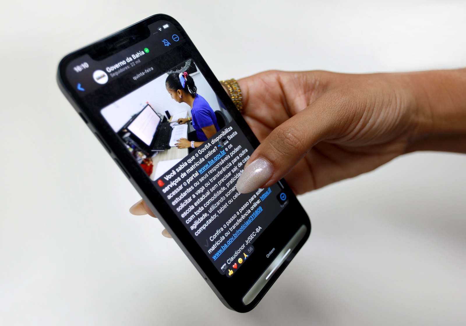 Com apenas três meses no ar, canal do Governo da Bahia no WhatsApp é o mais acessado do Brasil 