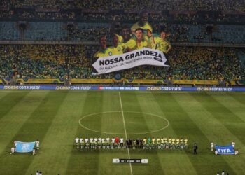 Compromisso pelo Feminicídio Zero e protocolo Não é Não são lançados durante eliminatórias da Copa do Mundo 2026, em Salvador