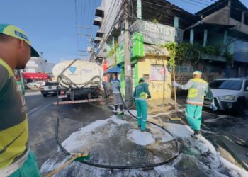 “Grau na Madrugada” leva limpeza intensiva ao bairro de Castelo Branco
