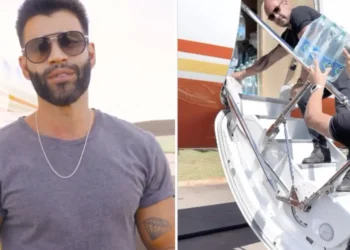 Gusttavo Lima envia jatinho com doações e medicamentos para o Rio Grande do Sul