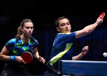 Hugo Calderano e Bruna Takahashi vão à final de torneio na Eslovênia