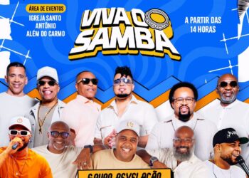 Viva o samba vai reunir Revelação, Swing do Fora, entre outras bandas, em prol do bem no Santo Antônio