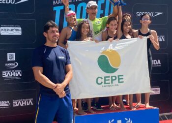 Em clima olímpico, 10 recordes são quebrados em campeonato baiano de natação