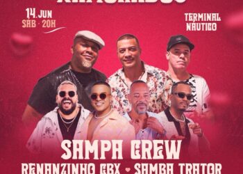 Noite dos Namorados com Sampa Crew, Renanzinho CBX, Samba Trator, Samba do Lu e D’Resenha