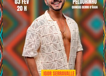 Cantor Igor Serravalle se apresenta com show gratuito no Pelourinho