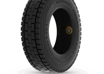 Continental lança solução gratuita para monitorar pneus de caminhão via celular