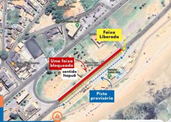 Trânsito será parcialmente bloqueado em trecho da Avenida Octávio Mangabeira, em Patamares