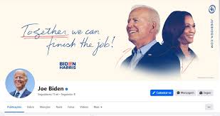 Redes de Joe Biden e Kamala Harris atualizam logotipo da campanha presidencial