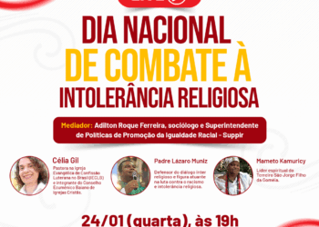 Lauro de Freitas: SEPADHIR realiza live para celebrar o Dia Nacional de Combate à Intolerância Religiosa