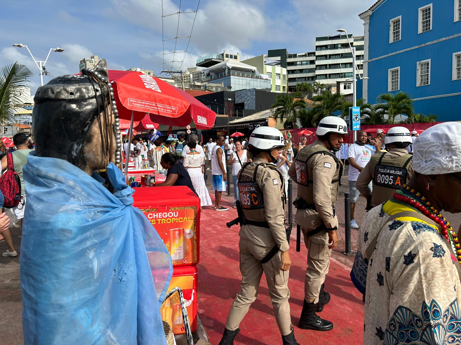 Festa de Iemanjá tem diminuição dos roubos e nenhum crime grave contra a vida