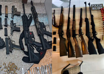 Reforço do combate ao crime organizado amplia em 18% o número de apreensões de armas de fogo