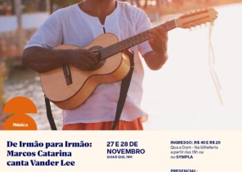 “De Irmão para Irmão: Marcos Catarina canta Vander Lee”