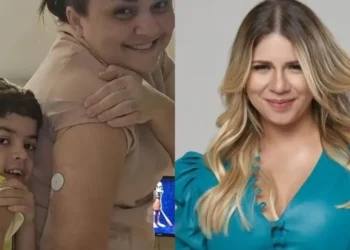 Aos 5 anos, filho de Marília Mendonça surpreende ao surgir com sensor para monitorar diabetes