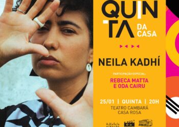 Neila Kadhí faz show autoral no “Quinta da Casa” da Casa Rosa –