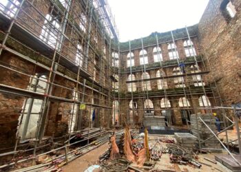 Com 15% de obras concluídas, Escola de Artes e Casa de Espetáculos começam a tomar forma