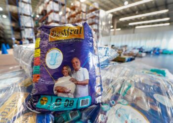 Sesau realiza distribuição de fraldas descartáveis
