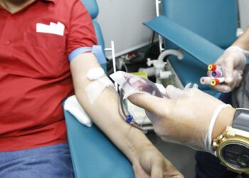 Servidores da segurança pública iniciam primeiro dia de doações ao Hemoba