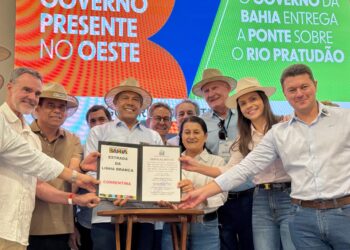 Abapa acompanha a visita do governador à AgroRosário 2025